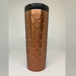 Starbucks 2017 Holiday Copper Scales Tumbler
